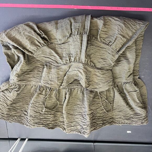 Cara Callahan Green Bubble Dress Womens Size S - Picture 8 of 9